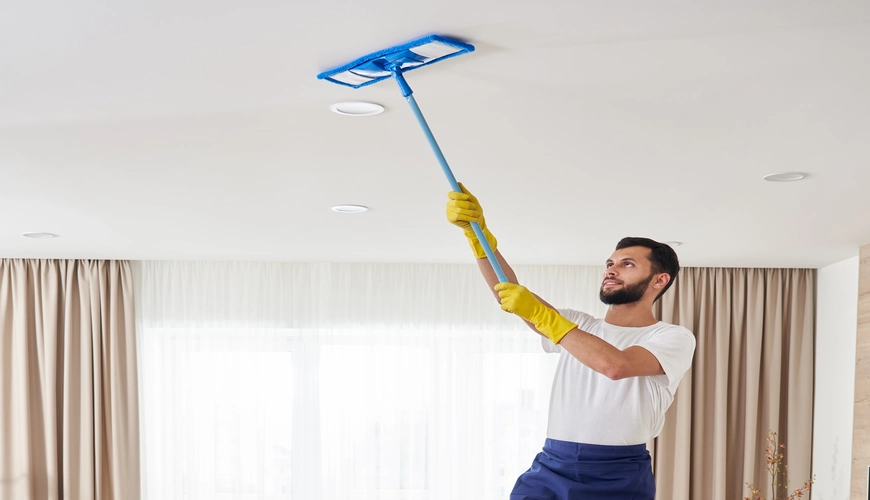 Professional ceiling cleaning for commercial properties