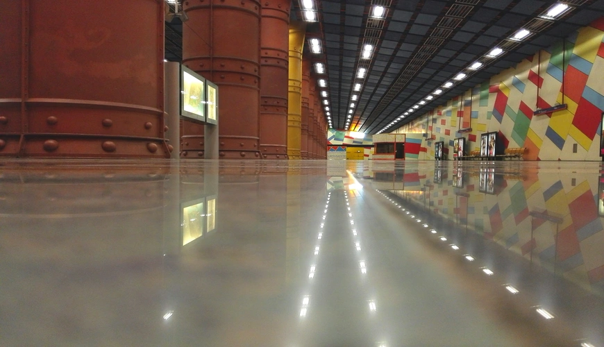 High gloss finishing services for new vinyl floors in Halifax