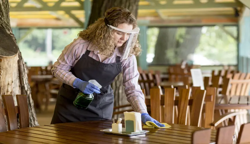Professional cleaning crew preparing a venue for an event in Halifax