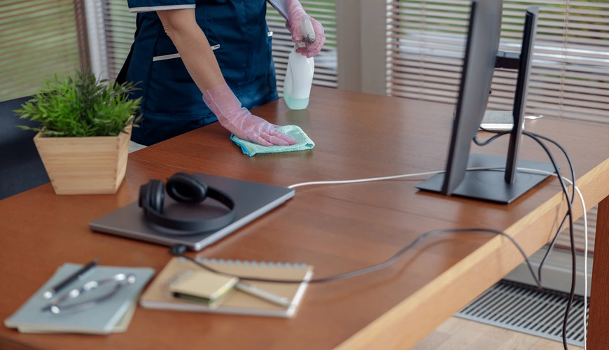 Professional reception area cleaning by Bluenose Cleaning