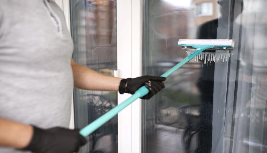 Professional window frame cleaning services in Halifax for commercial buildings