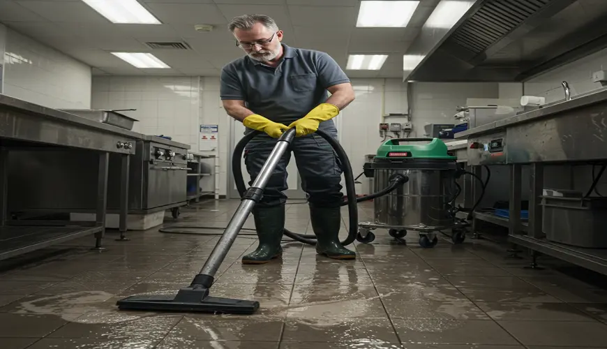Professional wet vacuuming services for waste water removal in Halifax