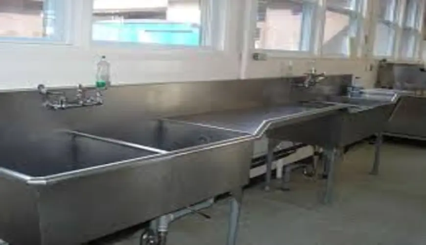 Expert dish pit cleaning in a commercial kitchen