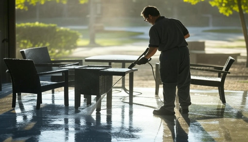 Ensure your outdoor furniture stays clean and well-maintained