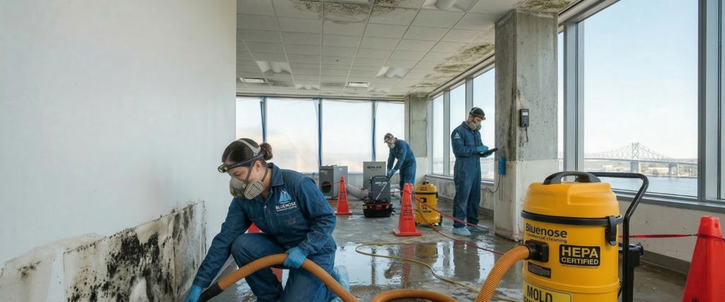 Professional HEPA filtration used in Commercial Mold Prevention & Remediation Services in Halifax for superior air quality.